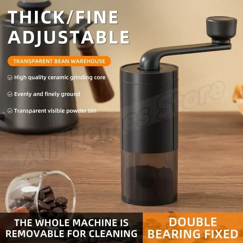 Burr Hand Grinder - Ручная кофемолка с регулируемым механизмом из