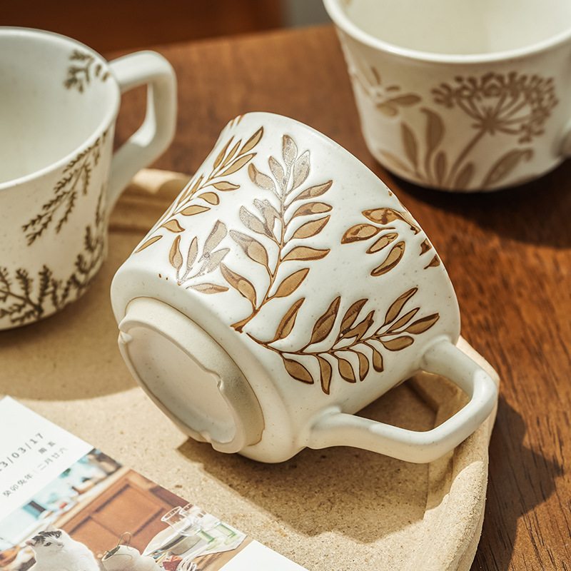 Coffee Tea For Plants - Креативная керамическая кружка с ручной росписью