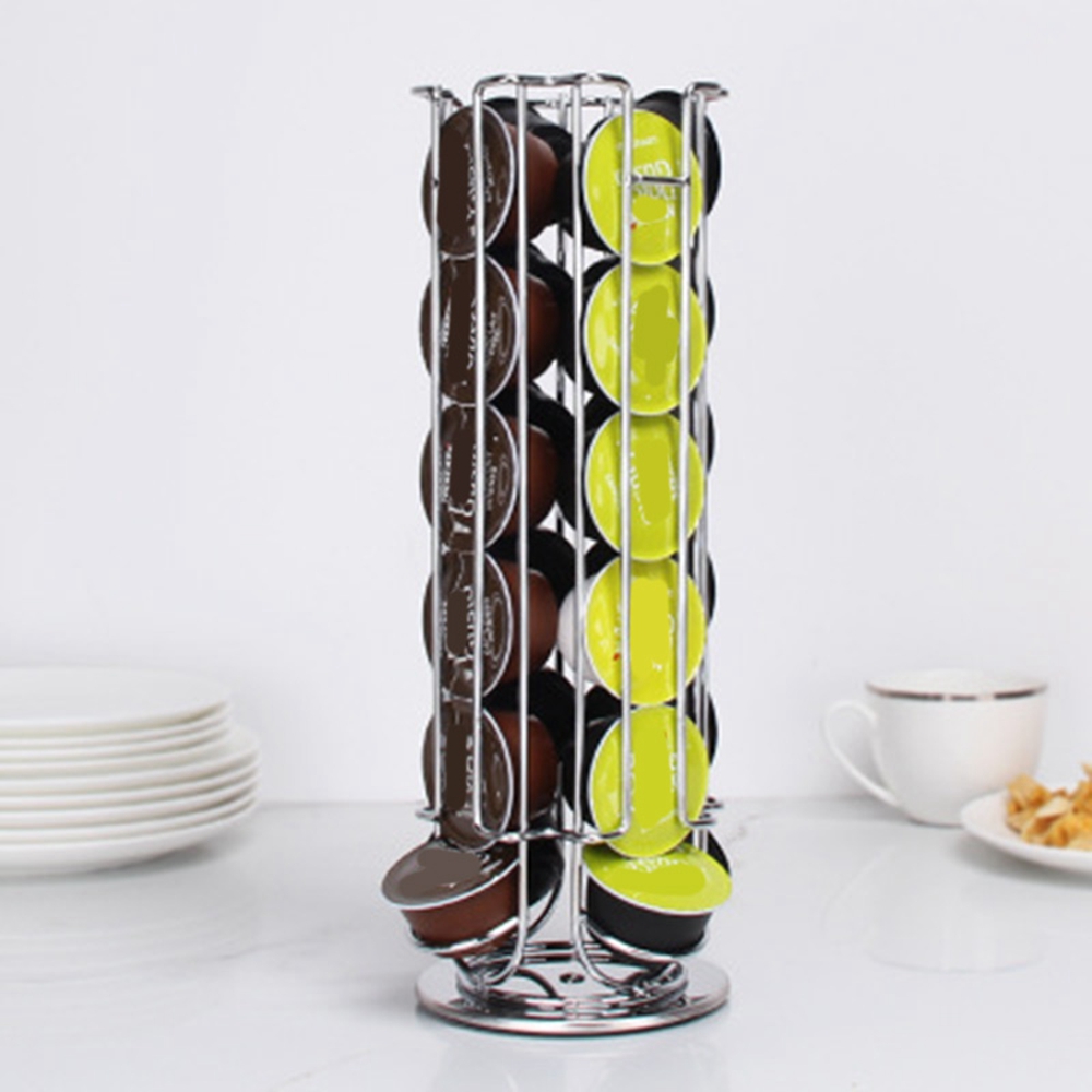 Coffee Capsule Holder - Вращающийся держатель для кофейных капсул AS63-18Cups,