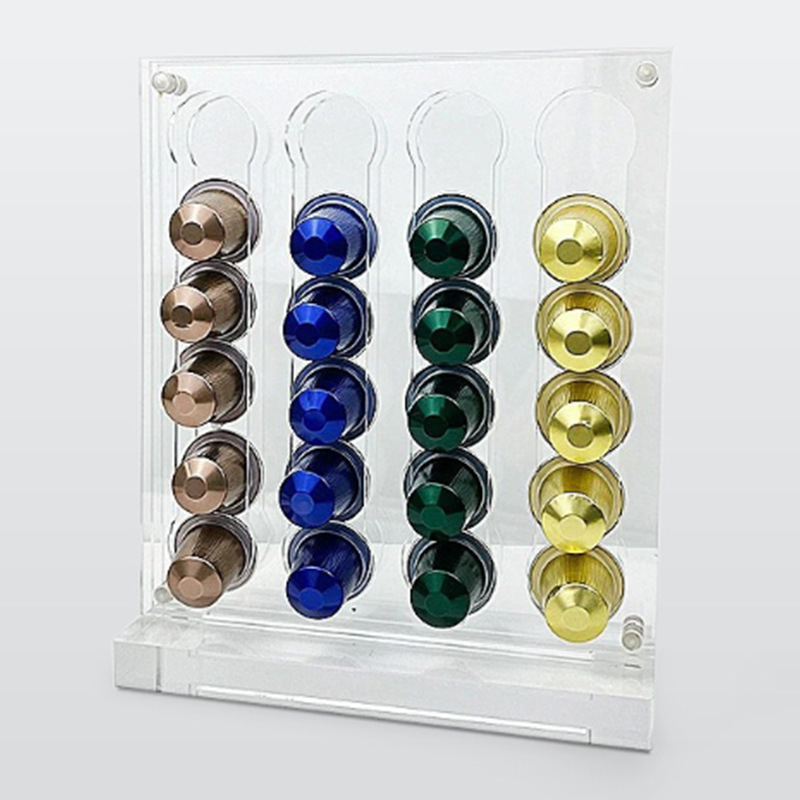 Coffee Capsule Holder - Держатель для 40 кофейных капсул, акриловый,