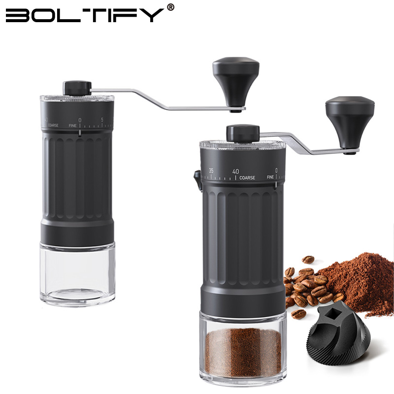 Burr Hand Grinder - BOLTIFY High-Q Регулируемая ручная кофемолка с