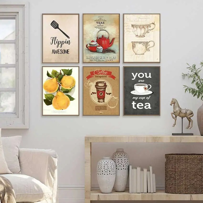 Винтажные постеры и принты на  – обзор и цена Coffee Tea Picture