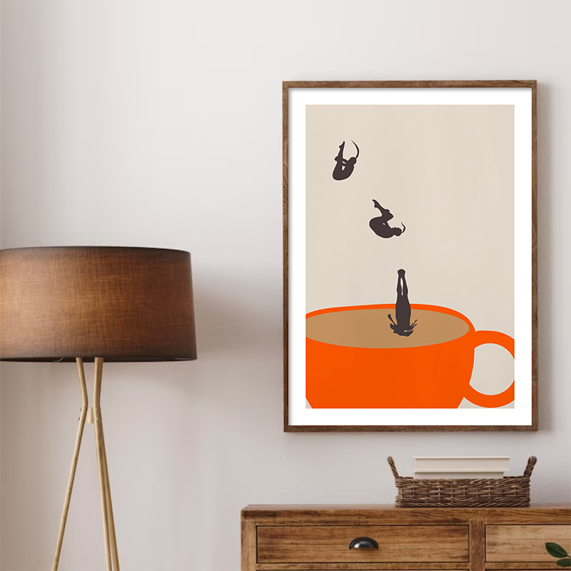 Забавная девушка, кофе, чайная – обзор и цена Coffee Tea Picture