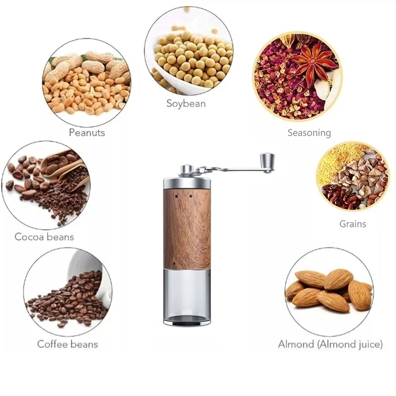 Портативная ручная кофемолка с – обзор и цена Burr Hand Grinder