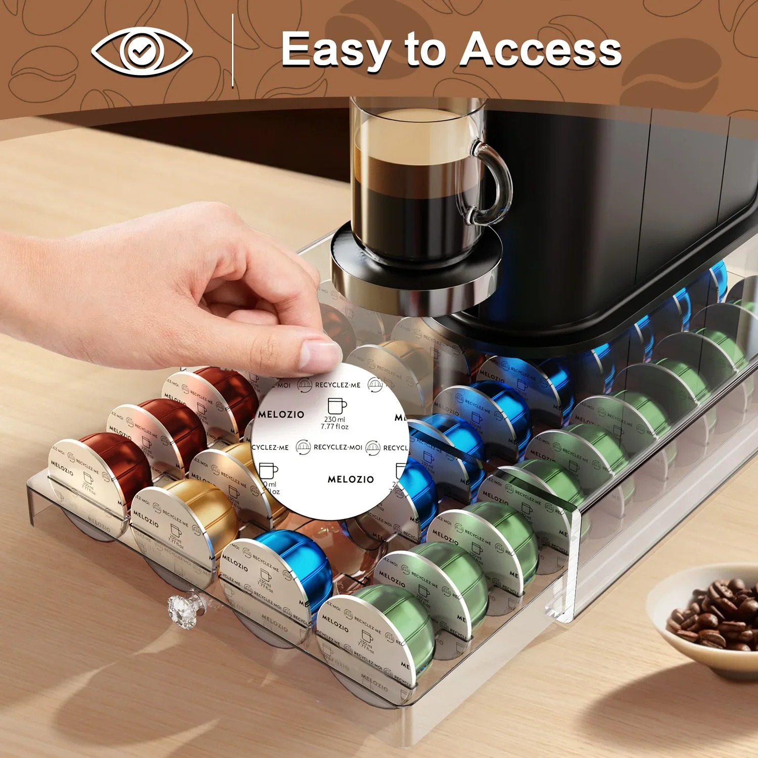 40 шт., держатель для капсул д – обзор и цена Coffee Capsule Holder