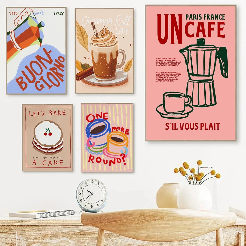 Ретро-постер с изображением ко – обзор и цена Coffee Tea Picture